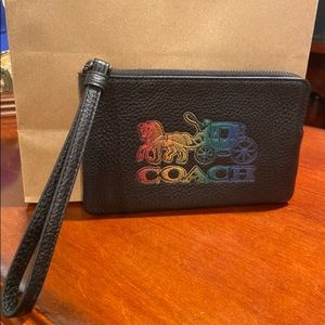 COACH Wristlet. Horse and Carriage. Black. - SOLD elsewhere